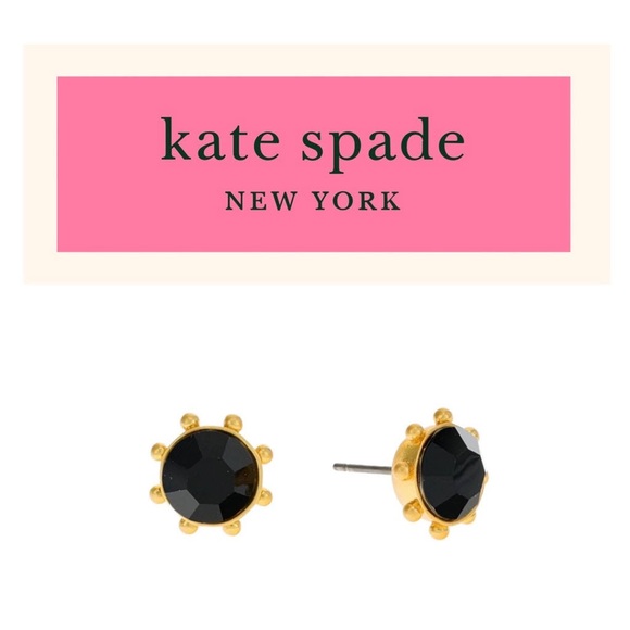 Kate Spade Flying Colors earrings, black - Picture 2 of 4